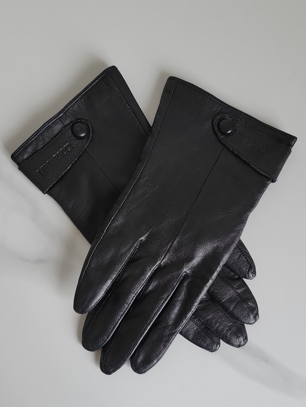 Nina Ricci Black Leather Gloves